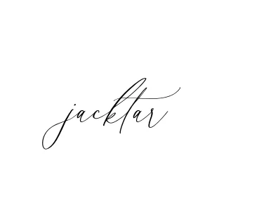 Handwritten Signature for Jacktar - Style 134 Online