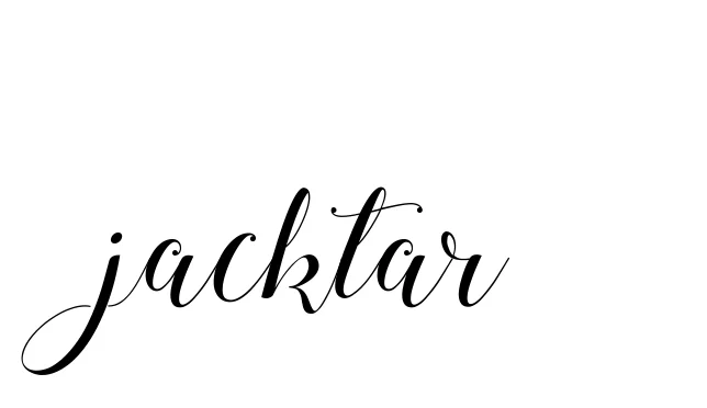 Handwritten Signature for Jacktar - Style 144 Online