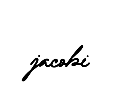 Handwritten Signature for Jacobi - Style 138 Online