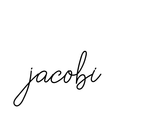Handwritten Signature for Jacobi - Style 145 Online