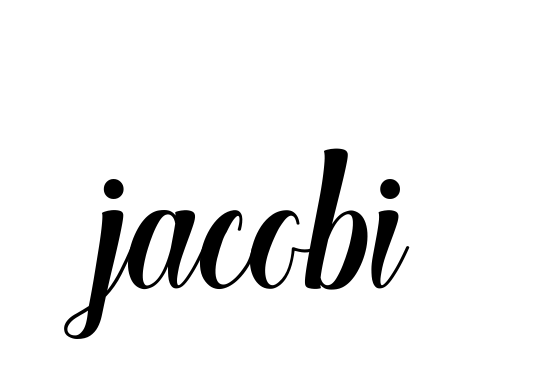 Handwritten Signature for Jacobi - Style 148 Online