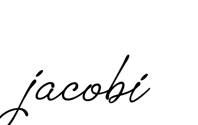 Handwritten Signature for Jacobi - Style 151 Online