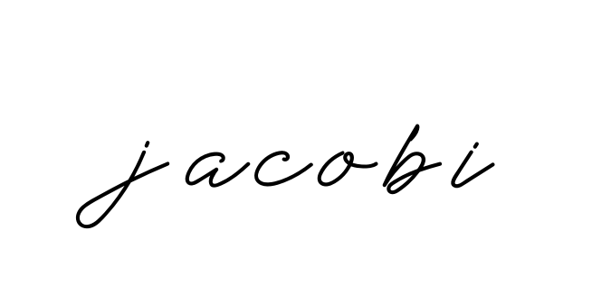 Handwritten Signature for Jacobi - Style 152 Online