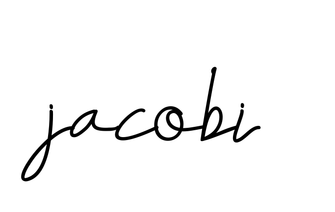 Handwritten Signature for Jacobi - Style 155 Online