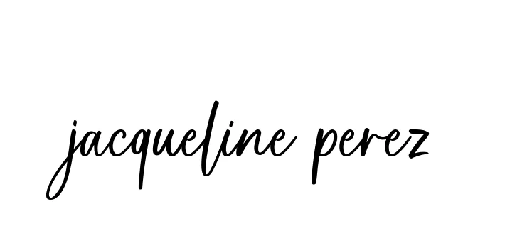 Handwritten Signature for Jacqueline-perez - Style 142 Online
