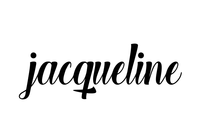 Jacqueline signature