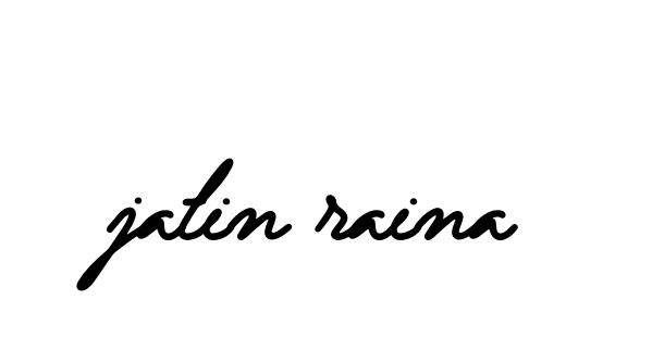 Handwritten Signature for Jatin-raina - Style 138 Online