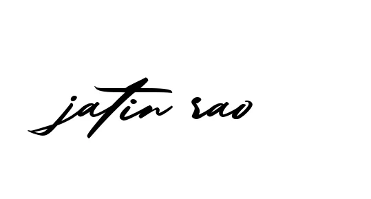 Handwritten Signature for Jatin-rao - Style 140 Online