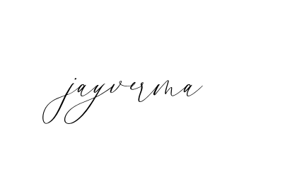 Handwritten Signature for Jayverma - Style 134 Online