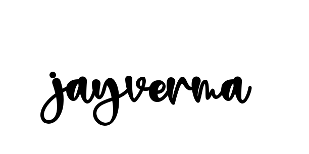 Handwritten Signature for Jayverma - Style 136 Online