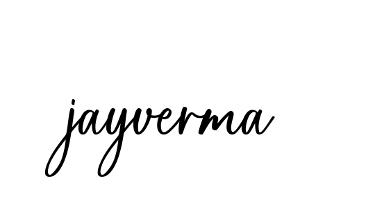 Handwritten Signature for Jayverma - Style 142 Online
