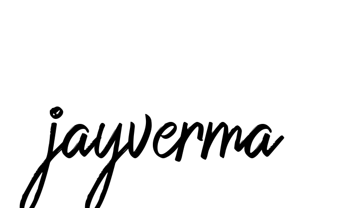 Handwritten Signature for Jayverma - Style 149 Online