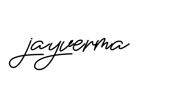 Handwritten Signature for Jayverma - Style 150 Online