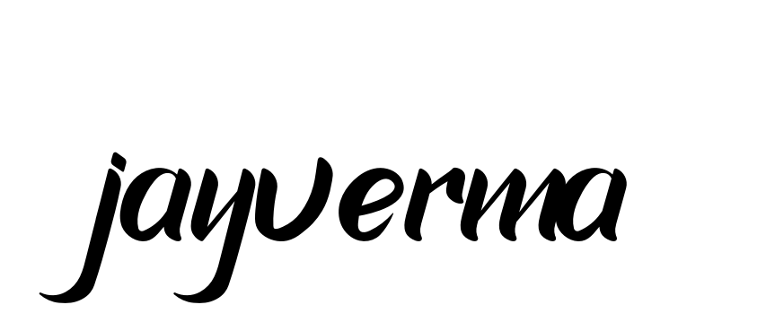Handwritten Signature for Jayverma - Style 153 Online