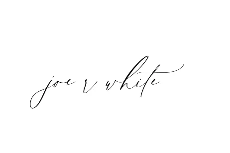 Handwritten Signature for Joe-r-white - Style 134 Online