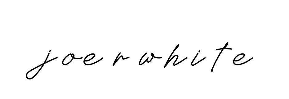 Handwritten Signature for Joe-r-white - Style 152 Online