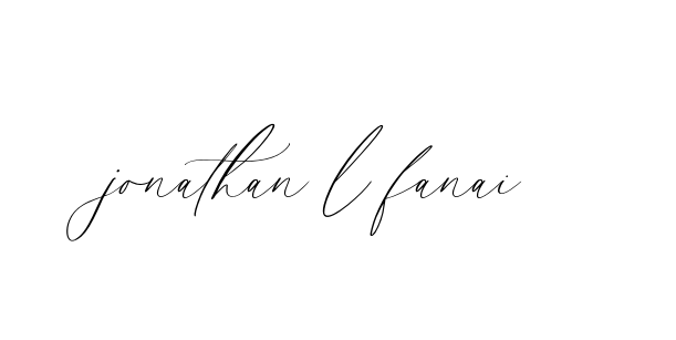 Handwritten Signature for Jonathan-l-fanai - Style 134 Online