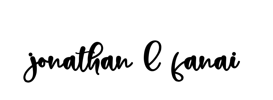 Handwritten Signature for Jonathan-l-fanai - Style 136 Online