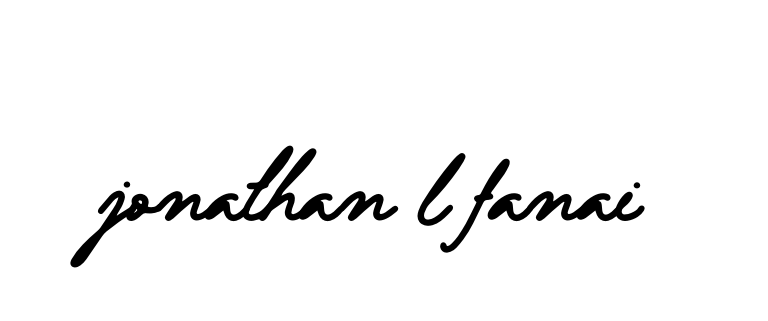 Handwritten Signature for Jonathan-l-fanai - Style 138 Online