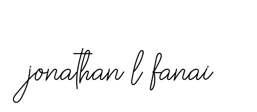 Handwritten Signature for Jonathan-l-fanai - Style 145 Online