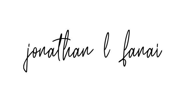 Handwritten Signature for Jonathan-l-fanai - Style 154 Online