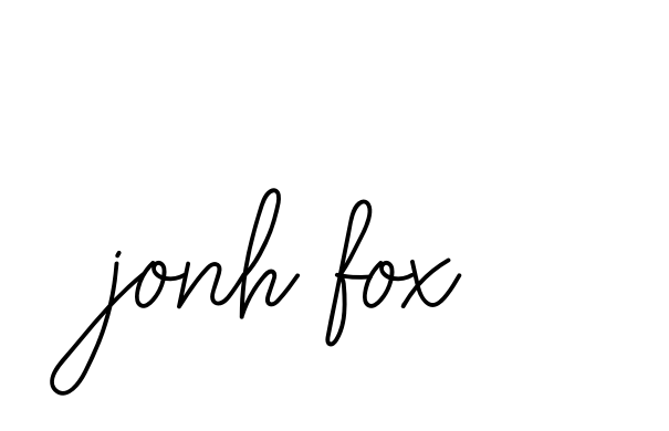 Handwritten Signature for Jonh-fox- - Style 145 Online