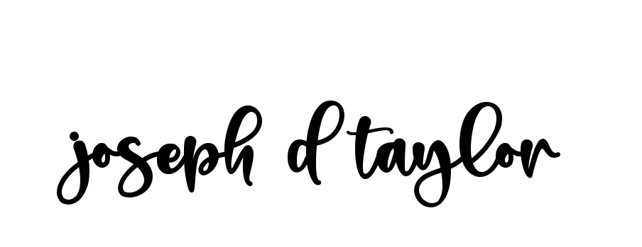 Handwritten Signature for Joseph-d-taylor - Style 136 Online