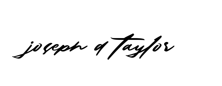 Handwritten Signature for Joseph-d-taylor - Style 140 Online