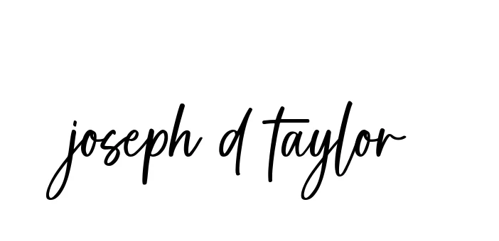 Handwritten Signature for Joseph-d-taylor - Style 142 Online