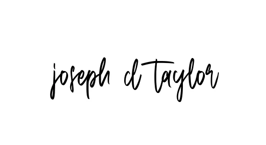 Handwritten Signature for Joseph-d-taylor - Style 143 Online