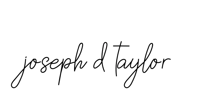 Handwritten Signature for Joseph-d-taylor - Style 145 Online