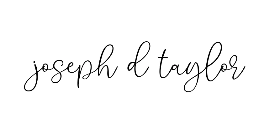 Handwritten Signature for Joseph-d-taylor - Style 147 Online