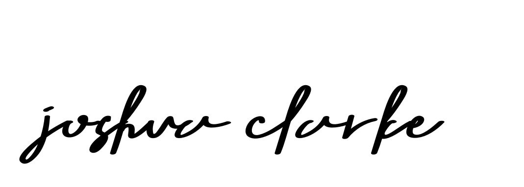 Handwritten Signature for Joshua-clarke - Style 135 Online