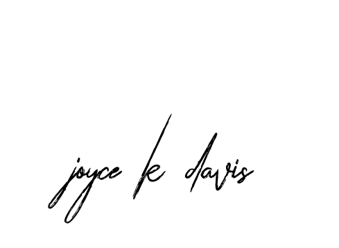 Handwritten Signature for Joyce-k-davis - Style 133 Online