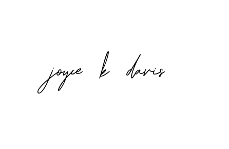 Handwritten Signature for Joyce-k-davis - Style 139 Online