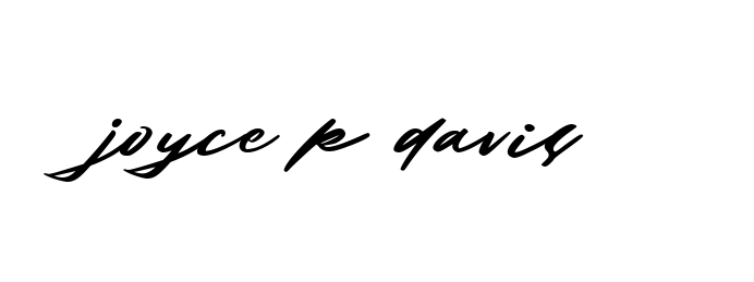 Handwritten Signature for Joyce-k-davis - Style 140 Online