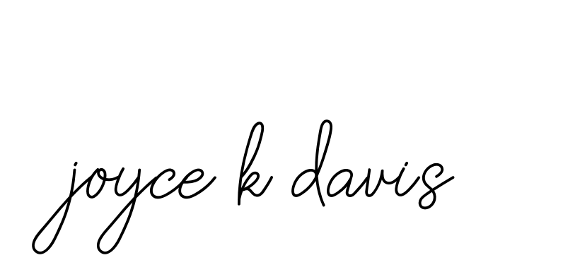Handwritten Signature for Joyce-k-davis - Style 145 Online