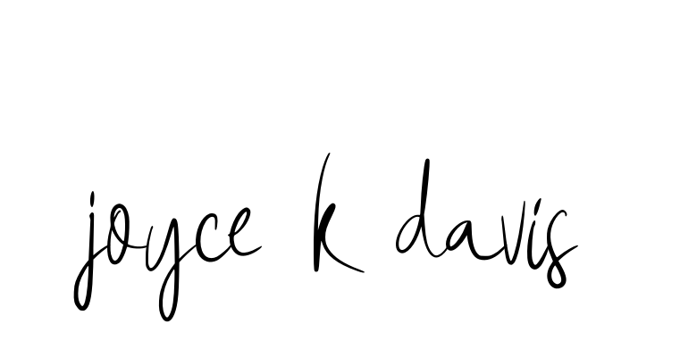 Handwritten Signature for Joyce-k-davis - Style 146 Online