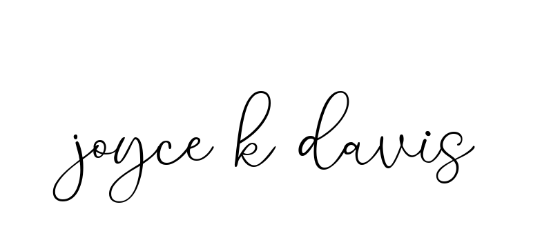 Handwritten Signature for Joyce-k-davis - Style 147 Online