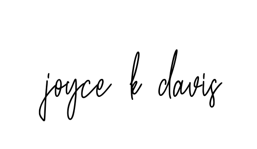 Handwritten Signature for Joyce-k-davis - Style 154 Online