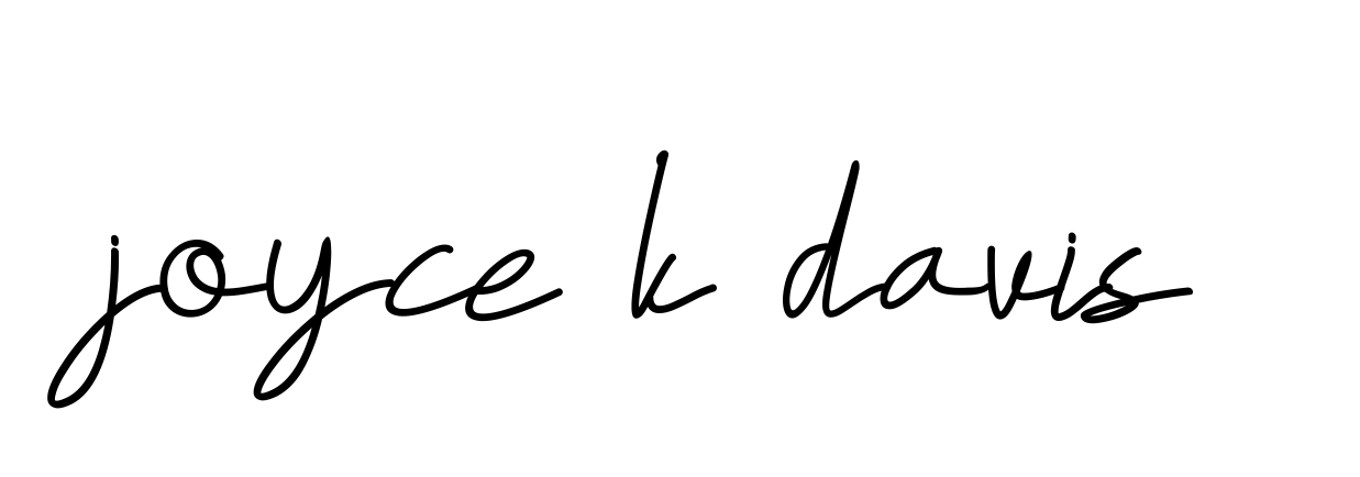 Handwritten Signature for Joyce-k-davis - Style 155 Online