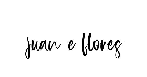 Juan-e-flores signature