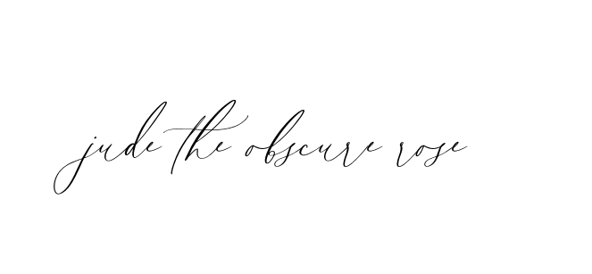 Handwritten Signature for Jude-the-obscure-rose - Style 134 Online