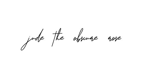 Handwritten Signature for Jude-the-obscure-rose - Style 139 Online