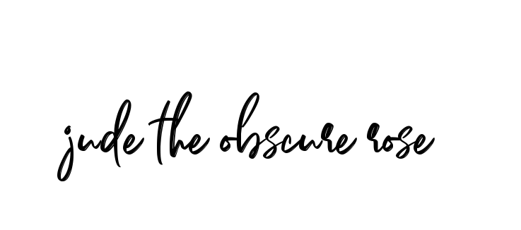 Handwritten Signature for Jude-the-obscure-rose - Style 141 Online