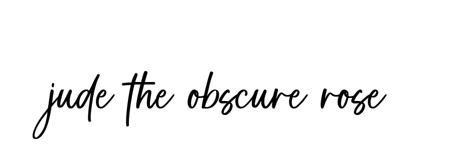 Handwritten Signature for Jude-the-obscure-rose - Style 142 Online