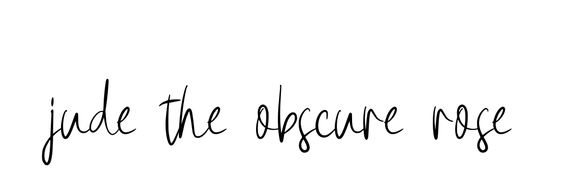 Handwritten Signature for Jude-the-obscure-rose - Style 146 Online