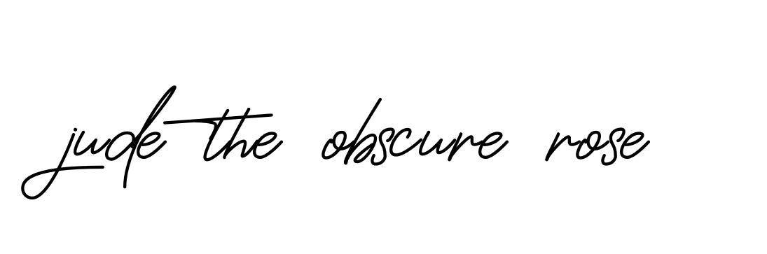 Handwritten Signature for Jude-the-obscure-rose - Style 150 Online