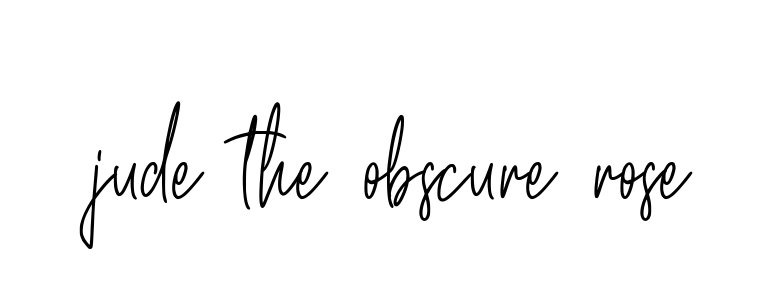 Handwritten Signature for Jude-the-obscure-rose - Style 154 Online