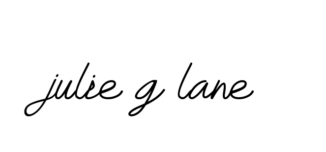 Julie-g-lane signature